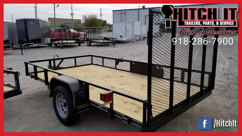 5X10 Utility Trailer Single Axle **FULL WRAP TONGUE** w/ RAMP Gate 5X10 Utility Trailer Single Axle **FULL WRAP TONGUE** w/ RAMP Gate