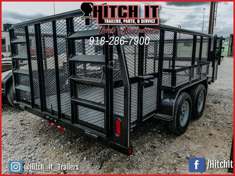 2019 Tiger 83 x 16 Landscape Trailer 5200# Axles w/ HD TRACTOR Gate 2019 Tiger 83 x 16 Landscape Trailer 5200# Axles w/ HD TRACTOR Gate