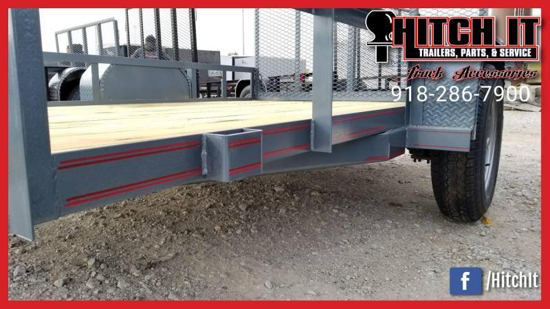 CHARCOAL New 77X10 Utility Trailer w/ Gate CHARCOAL New 77X10 Utility Trailer w/ Gate
