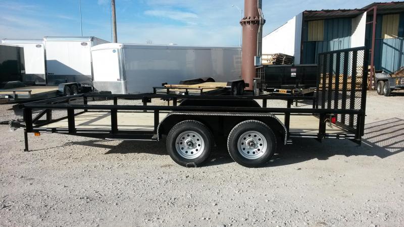 77x16 Pipetop Utility Trailer w/ Ramp Gate Bulldog and Brakes 77x16 Pipetop Utility Trailer w/ Ramp Gate Bulldog and Brakes