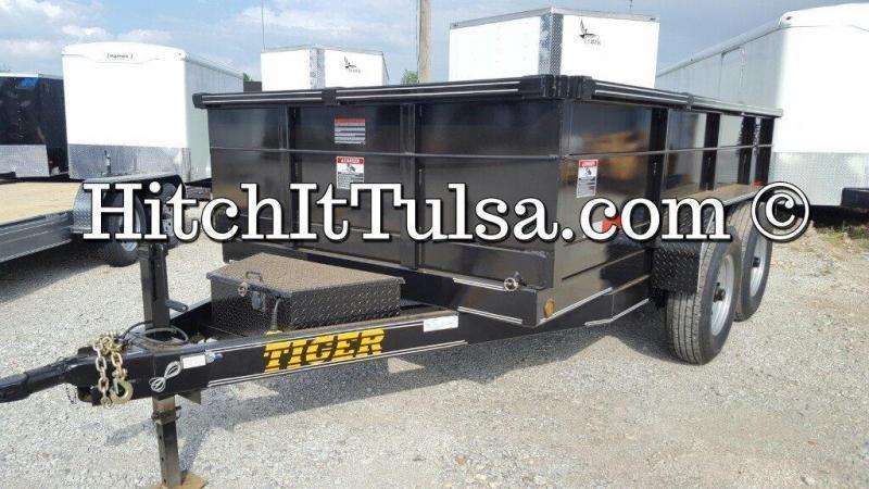 83 x 14 DUMP TRAILER bumper pull slide out ramps 7000 lb axles 83 x 14 DUMP TRAILER bumper pull slide out ramps 7000 lb axles