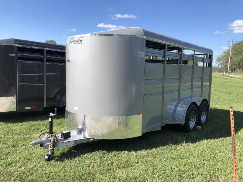 2019 DELTA 6 X 16 X 6.5 STOCK TRAILER 2019 DELTA 6 X 16 X 6.5 STOCK TRAILER