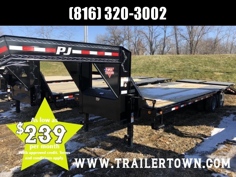 2019 PJ TRAILERS 102X25 GOOSENECK DECKOVER FLATBED LOPRO TRAILER 2019 PJ TRAILERS 102X25 GOOSENECK DECKOVER FLATBED LOPRO TRAILER