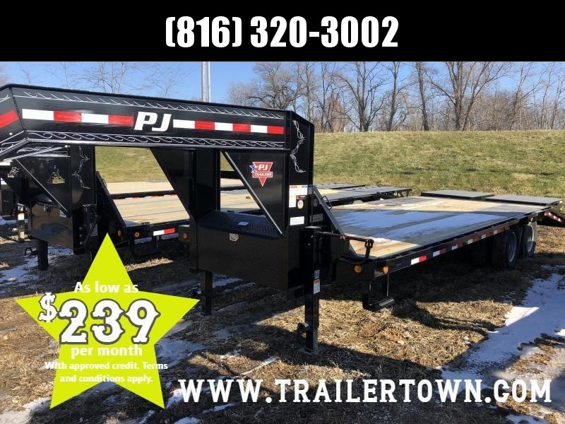2019 PJ TRAILERS 102X25 GOOSENECK DECKOVER FLATBED LOPRO TRAILER 2019 PJ TRAILERS 102X25 GOOSENECK DECKOVER FLATBED LOPRO TRAILER