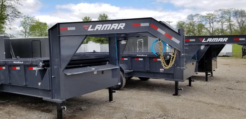 2019 LAMAR 83X16 GOOSENECK DUMP LOPRO TRAILER 2019 LAMAR 83X16 GOOSENECK DUMP LOPRO TRAILER