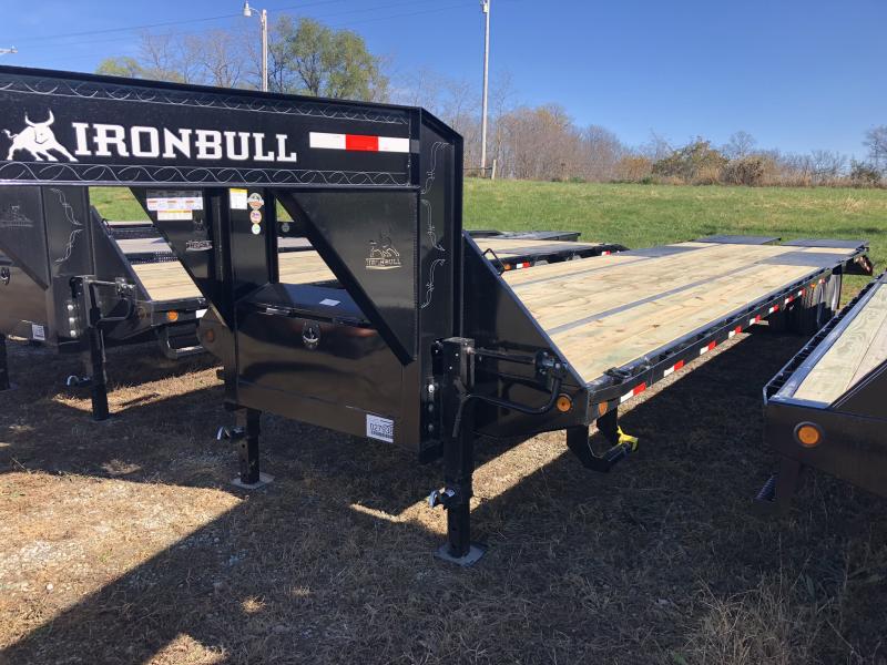 2019 IRON BULL 102X36 GOOSENECK LOPRO DECKOVER FLATBED TRAILER WITH 10K LB AXLES 2019 IRON BULL 102X36 GOOSENECK LOPRO DECKOVER FLATBED TRAILER WITH 10K LB AXLES