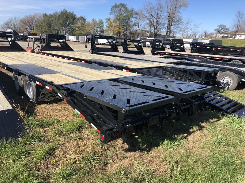 2019 IRON BULL 102X36 GOOSENECK LOPRO DECKOVER FLATBED TRAILER WITH 10K