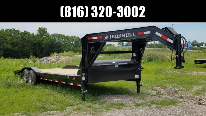 2019 IRON BULL 102 X 28 GOOSENECK EQUIPMENT TRAILER WITH DRIVE OVER FENDERS 2019 IRON BULL 102 X 28 GOOSENECK EQUIPMENT TRAILER WITH DRIVE OVER FENDERS