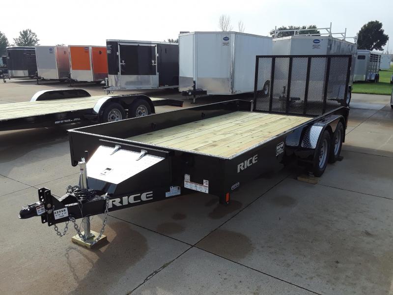 2019 Rice TST8216DT Utility Trailer 2019 Rice TST8216DT Utility Trailer