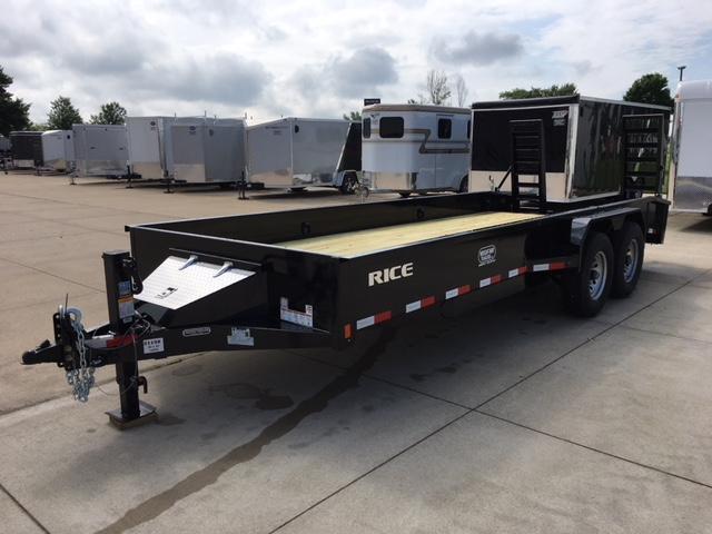 2018 Rice 6'10" X 20' Flatbed Equipment Trailer 2018 Rice 6'10" X 20' Flatbed Equipment Trailer