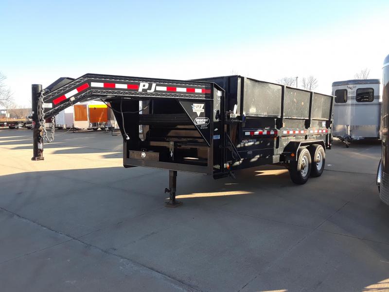 2011 PJ Gooseneck 16' Dump Trailer 2011 PJ Gooseneck 16' Dump Trailer