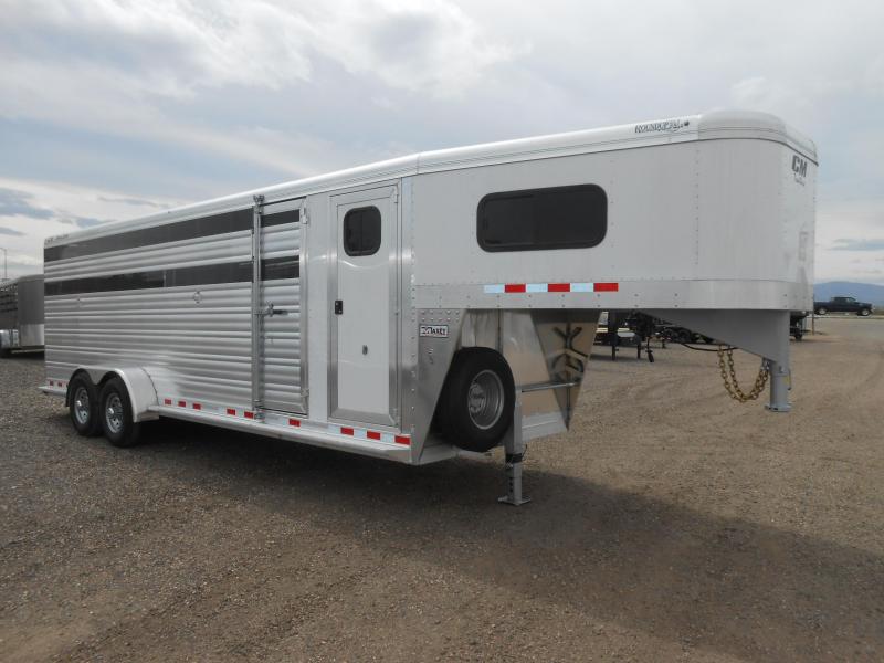 2018 CM 24FT ROUNDUP AL STOCK COMBO Livestock Trailer 2018 CM 24FT ROUNDUP AL STOCK COMBO Livestock Trailer