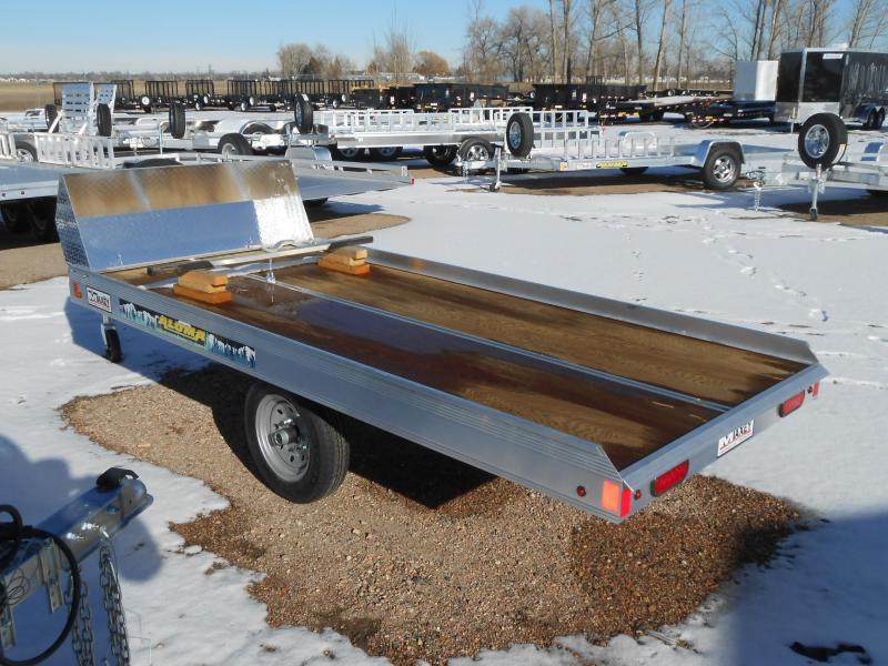 2018 Aluma 8605 Single Place Tilt Snowmobile Trailer Over 150k