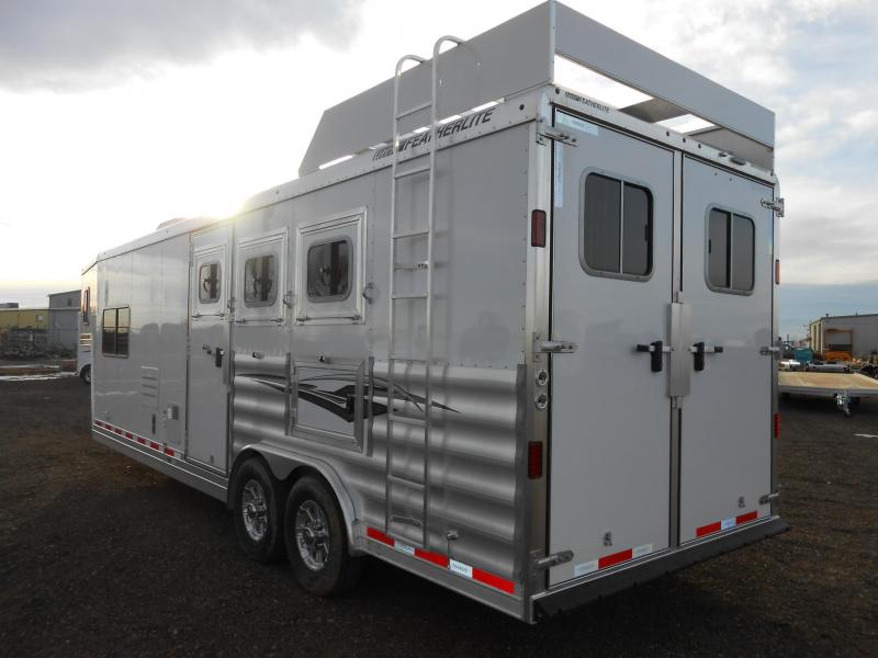 2017 Featherlite 9821 3 Horse 11' Living Quarter Trailer Trailers For