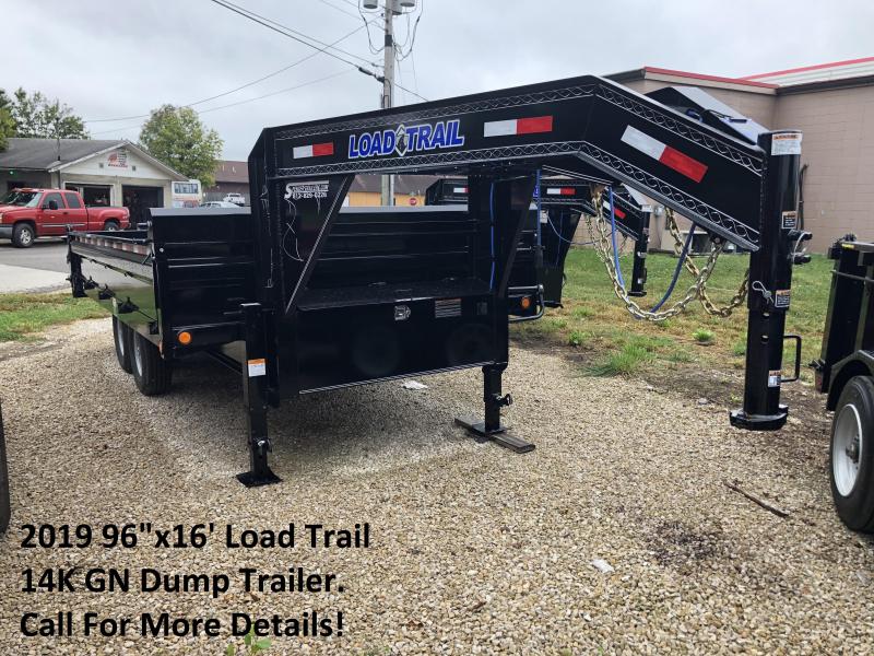 2019 96"x16' 14K Load Trail GN Dump Trailer. 71882 2019 96"x16' 14K Load Trail GN Dump Trailer. 71882