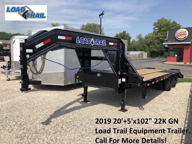 2019 20'+5'x102" 22K Load Trail GN Equipment Trailer. 72083 2019 20'+5'x102" 22K Load Trail GN Equipment Trailer. 72083
