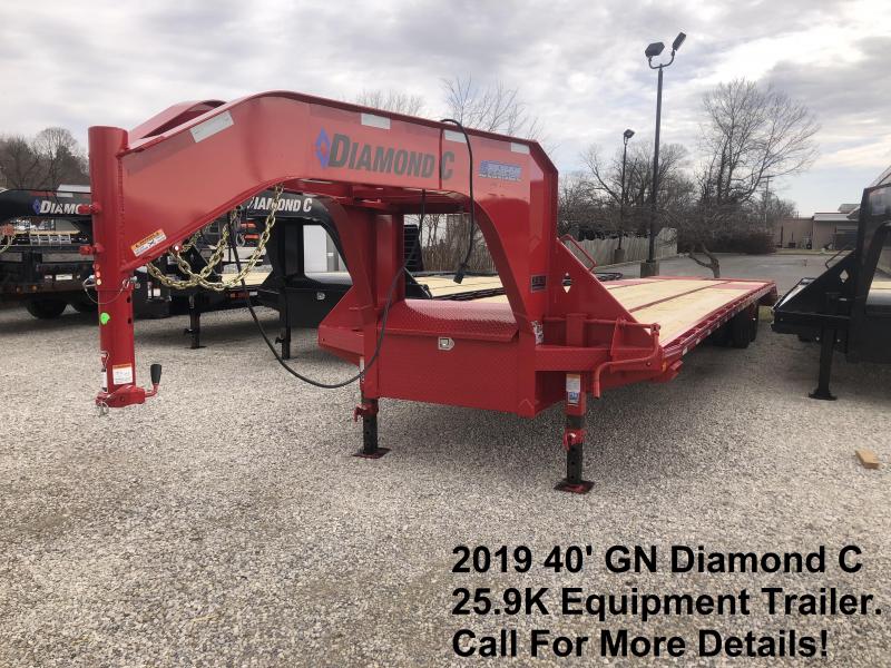 2019 40' 25.9K Diamond C Equipment Trailer. 9703 2019 40' 25.9K Diamond C Equipment Trailer. 9703