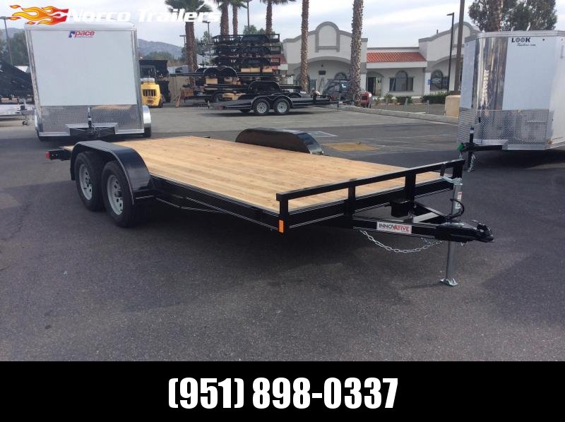 2019 Innovative Trailer Mfg. Economy Wood Car Hauler 83" x 16' Tandem Axle Flatbed Trailer 2019 Innovative Trailer Mfg. Economy Wood Car Hauler 83" x 16' Tandem Axle Flatbed Trailer