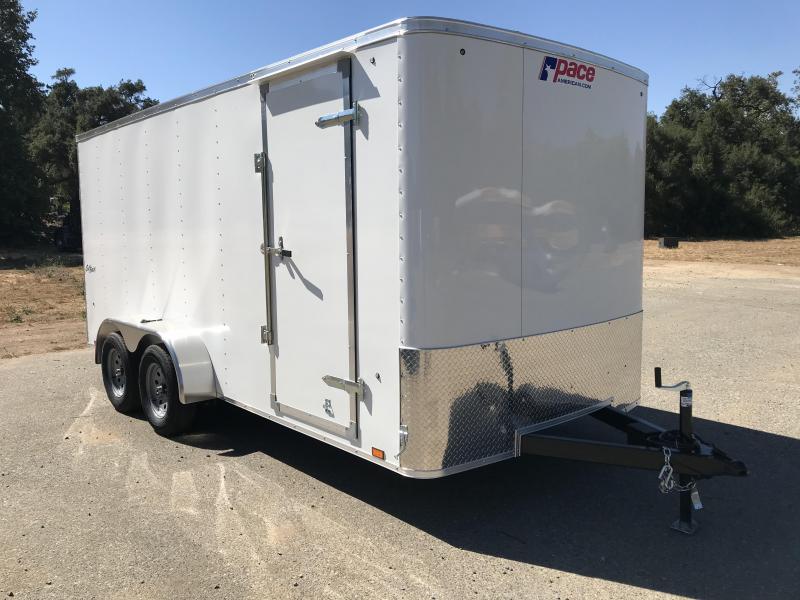 2019 Pace American Outback 7' x 16' Enclosed Cargo Trailer 2019 Pace American Outback 7' x 16' Enclosed Cargo Trailer