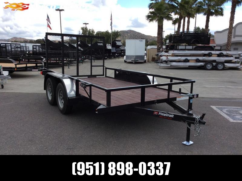 2018 Playcraft 77" X 12' Light Duty Tandem Axle Utility Trailer 2018 Playcraft 77" X 12' Light Duty Tandem Axle Utility Trailer
