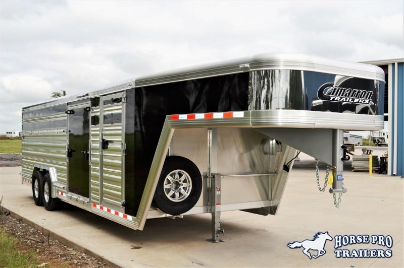 2019 Cimarron Lonestar 24' Stock Gooseneck w/SIDE RAMP & TRAVELING GATES 2019 Cimarron Lonestar 24' Stock Gooseneck w/SIDE RAMP & TRAVELING GATES