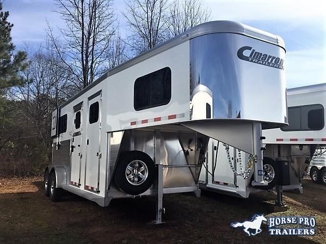 2020 BLACK Cimarron Norstar 2 Horse Straight Load Warmblood Gooseneck w/ 5' DRESSING ROOM! 2020 BLACK Cimarron Norstar 2 Horse Straight Load Warmblood Gooseneck w/ 5' DRESSING ROOM!