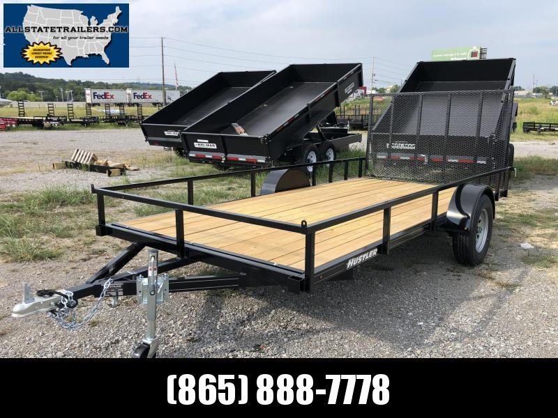 2019 Hustler U1478-15 Utility Trailer 6'6" x 14 2019 Hustler U1478-15 Utility Trailer 6'6" x 14
