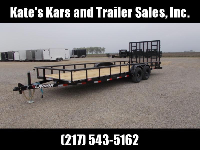10K LB Lamar 83"X22' 9990 LB Lawncare Utility Trailer 10K LB Lamar 83"X22' 9990 LB Lawncare Utility Trailer