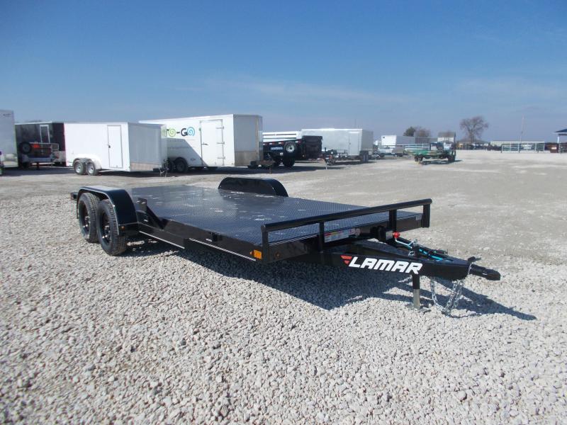 2019 Lamar Trailers 83x18 Steel Floor Car Trailer Car ...