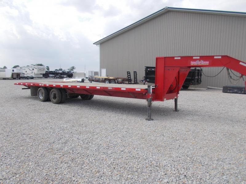 2014 Finish Line 32 Hydraulic Dovetail Flatbed Trailer Trailers For