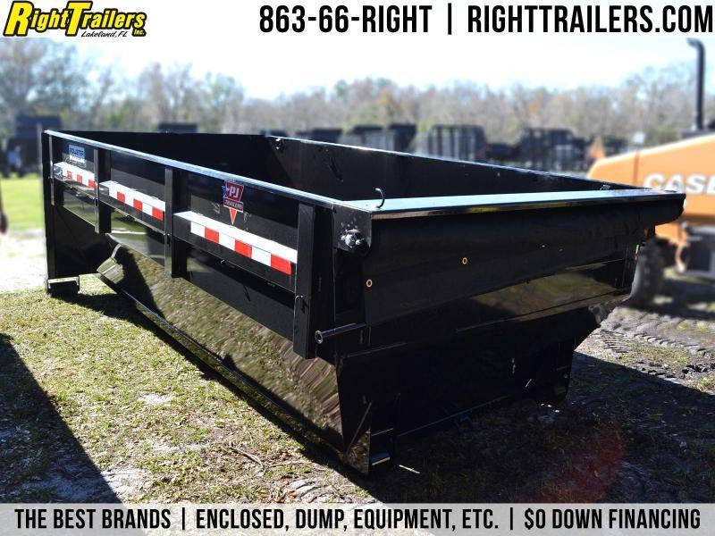 7x14x4 PJ Trailers | Rollster Bins Dump Trailer 7x14x4 PJ Trailers | Rollster Bins Dump Trailer