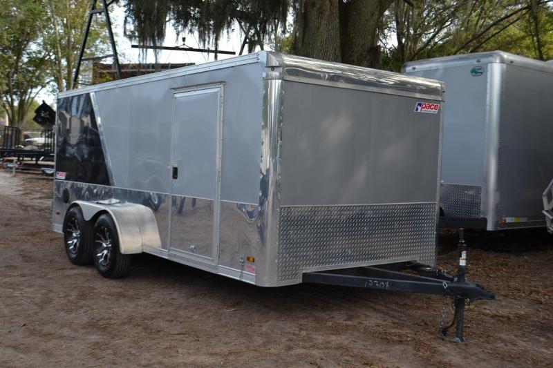2015 7x16 Pace American Enclosed Trailer [Motorcycle] Trailers For