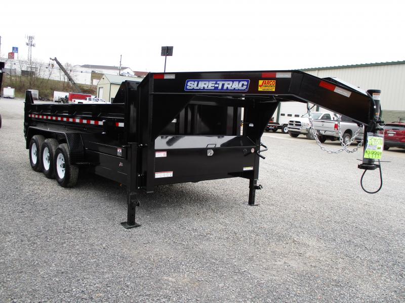 2019 Sure-Trac 82 IN X 16 LProfile 21K Gooseneck Dump 2019 Sure-Trac 82 IN X 16 LProfile 21K Gooseneck Dump