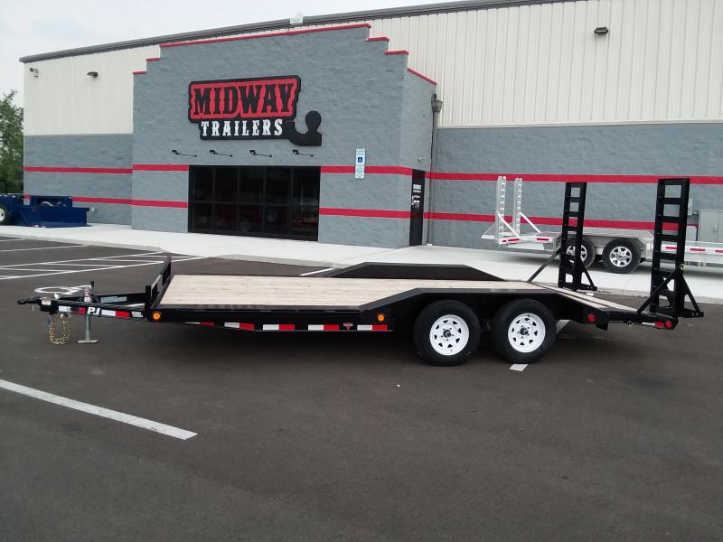 2018 Pj Trailers 7'x18' Buggy Hauler W/ Upright Ramps 7k 2018 Pj Trailers 7'x18' Buggy Hauler W/ Upright Ramps 7k