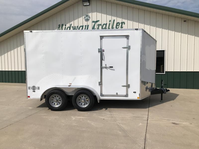2019 Stealth 7x12 Mustang 7k White 6' Interior Height 2019 Stealth 7x12 Mustang 7k White 6' Interior Height