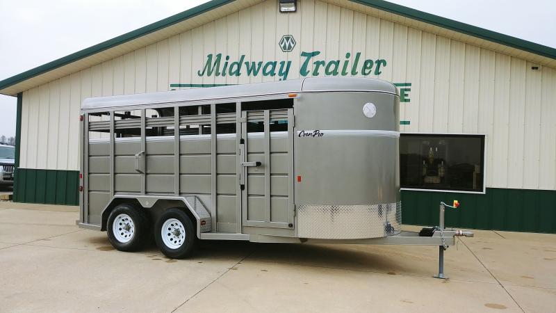 2019 Corn Pro 6x16 Livestock 7k Pewter 2019 Corn Pro 6x16 Livestock 7k Pewter