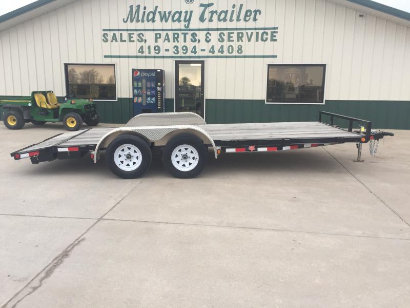 2019 Pj Trailers 7'x18' Wood Deck 7k 2019 Pj Trailers 7'x18' Wood Deck 7k