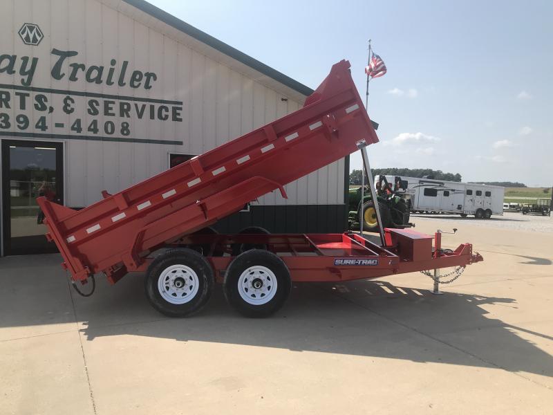 2018 Sure-trac 7x12 Dump 12k Tele Red 2018 Sure-trac 7x12 Dump 12k Tele Red