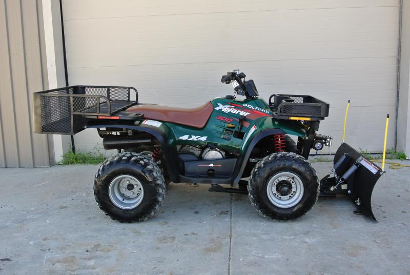 1998 Polaris Xplorer 300cc 4X4 ATV with Full Snowplow Package #0172 1998 Polaris Xplorer 300cc 4X4 ATV with Full Snowplow Package #0172