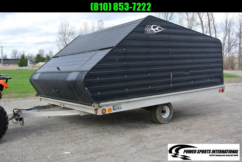 1999 ENCLOSED S&S 10' x 8' ALUMINUM SNOWMOBILE TRAILER #7555 1999 ENCLOSED S&S 10' x 8' ALUMINUM SNOWMOBILE TRAILER #7555