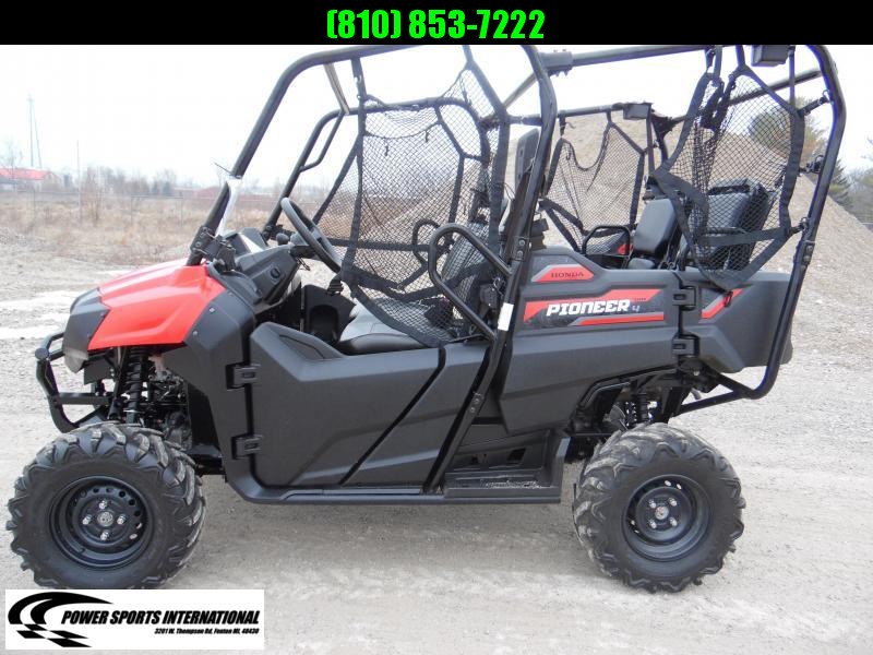 2017 HONDA SXS700M4H PIONEER 4-Seater RED Side By Side Red #0118 2017 HONDA SXS700M4H PIONEER 4-Seater RED Side By Side Red #0118