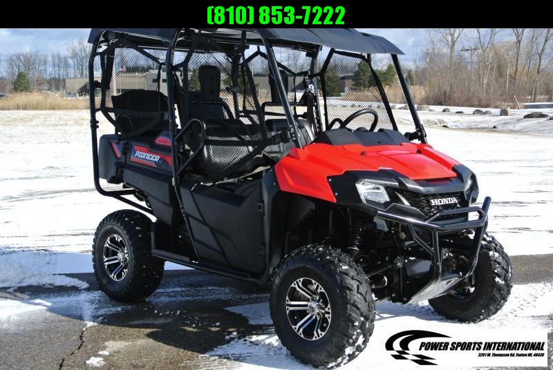 2017 HONDA SXS700M4H PIONEER 4-Seater RED Side By Side Red #1004 2017 HONDA SXS700M4H PIONEER 4-Seater RED Side By Side Red #1004