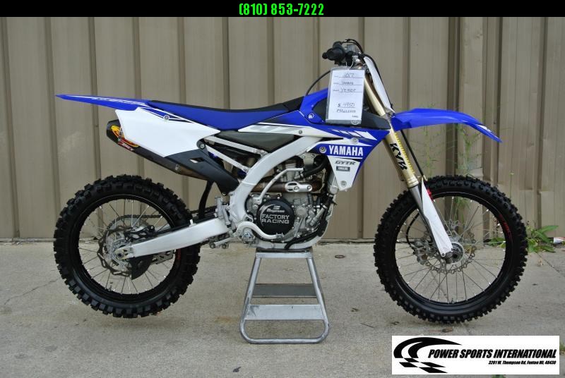 2017 YAMAHA YZ450F BLUE MX Motocross Bike #8436 2017 YAMAHA YZ450F BLUE MX Motocross Bike #8436