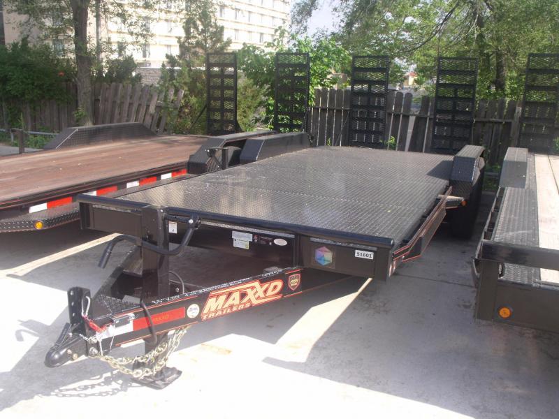 Car Hauler Equipment Trailer 83 X 20 Metal Deck 14K Combo Ramps Car Hauler Equipment Trailer 83 X 20 Metal Deck 14K Combo Ramps