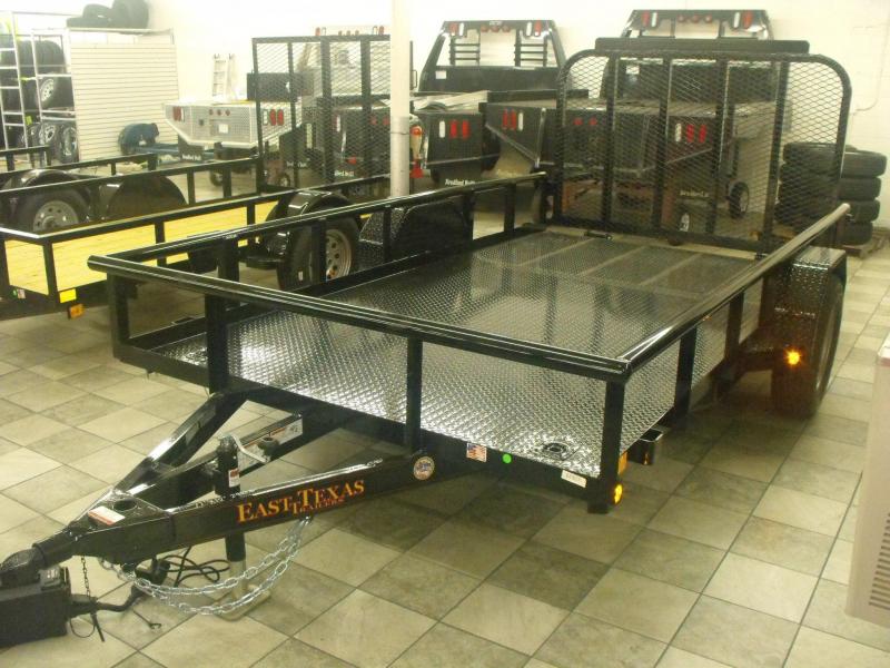 Utility Trailer 77 X 12 Metal Deck Ramp LED Lights Premium Trailer Utility Trailer 77 X 12 Metal Deck Ramp LED Lights Premium Trailer