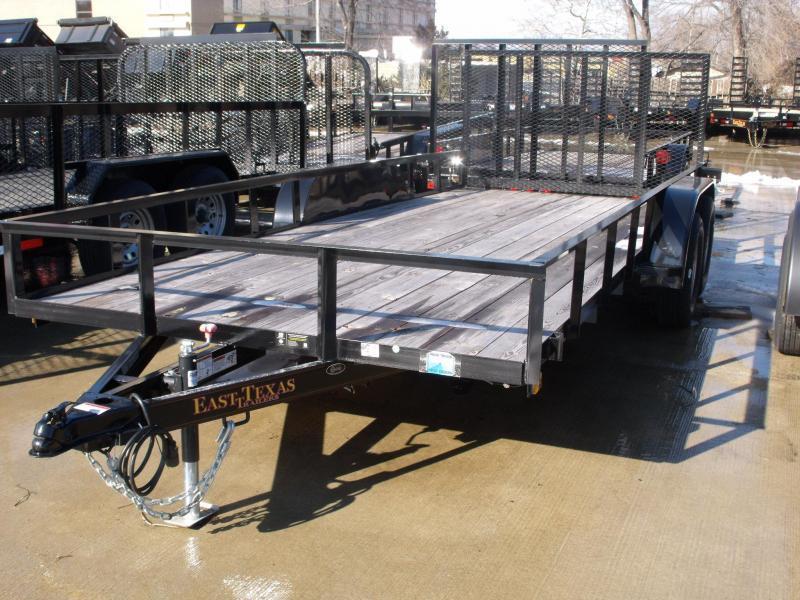 Utility Trailer 83 X 18 Ramp Tandem Axle Ramp And Brakes Utility Trailer 83 X 18 Ramp Tandem Axle Ramp And Brakes