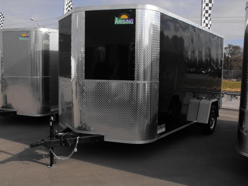 Enclosed Trailer 7 X 12 Ramp ALL Tube Construction Black In Color Enclosed Trailer 7 X 12 Ramp ALL Tube Construction Black In Color