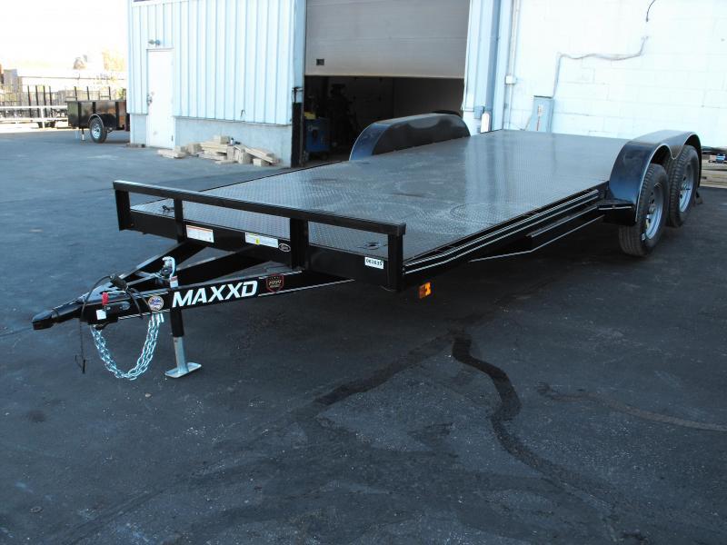 Car Hauler 83" X 18 Dove 7000 GVW Metal Deck Ramps MAXXD Car Hauler 83" X 18 Dove 7000 GVW Metal Deck Ramps MAXXD
