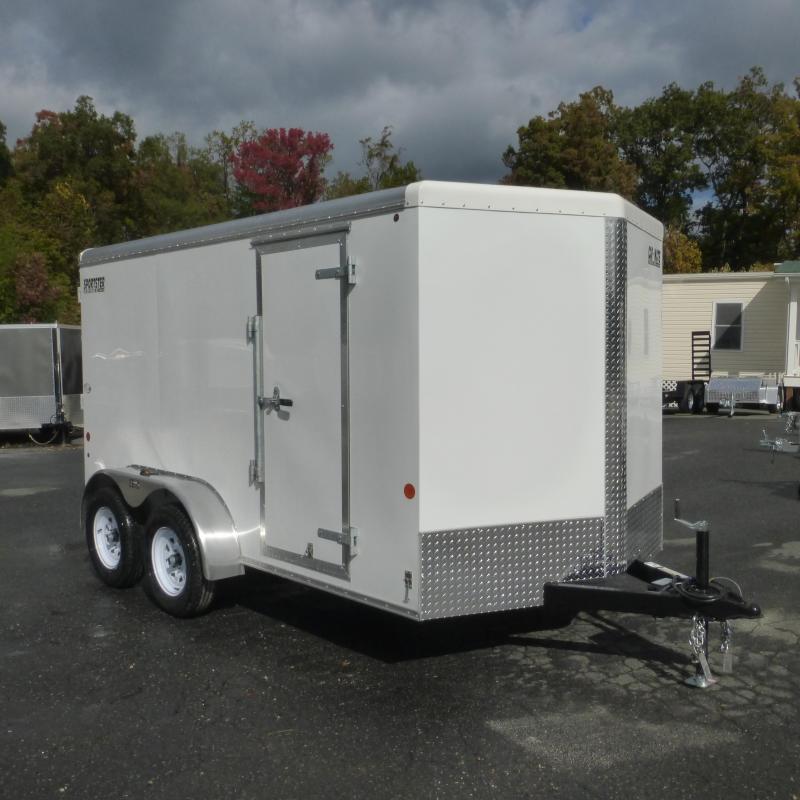Car Mate 7' x 12' Enclosed Cargo Trailer with Ramp Car Mate 7' x 12' Enclosed Cargo Trailer with Ramp
