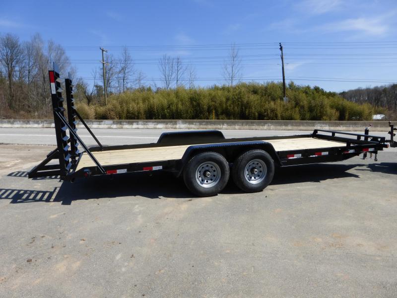 Quality 7' x 20' Fender Skidsteer Equipment Trailer 14K Quality 7' x 20' Fender Skidsteer Equipment Trailer 14K